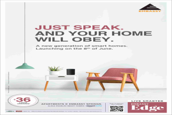 Book smart homes starting @ 36 Lakhs onwards at Embassy Edge in Bangalore